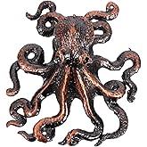ARTIBETTER Octopus Drawer Handles-1 Set Farmhouse Cabinet Pulls Distressed Cupboard Knobs Vintage Decorative Door Knobs for Kitchen Cabinets Bathroom Drawer Closets