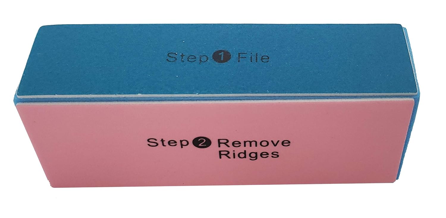 4 Way Buffer Block Nail Buffering Files 4 Steps Washable Emery Boards Professional Manicure Tools by DreamCut : Beauty