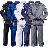 Gold BJJ Aeroweave Jiu Jitsu Gi - Ultra Lightweight BJJ Gi - Preshrunk Brazilian Jiu Jitsu Uniform for Men