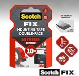 Scotch FIX Double-Sided Exterior Mounting Tape 19mm x 5m 13kg Hold view 2