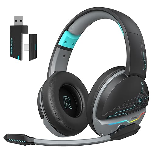 NUBWO G08 Dual Wireless Gaming Headset with Microphone for PS5