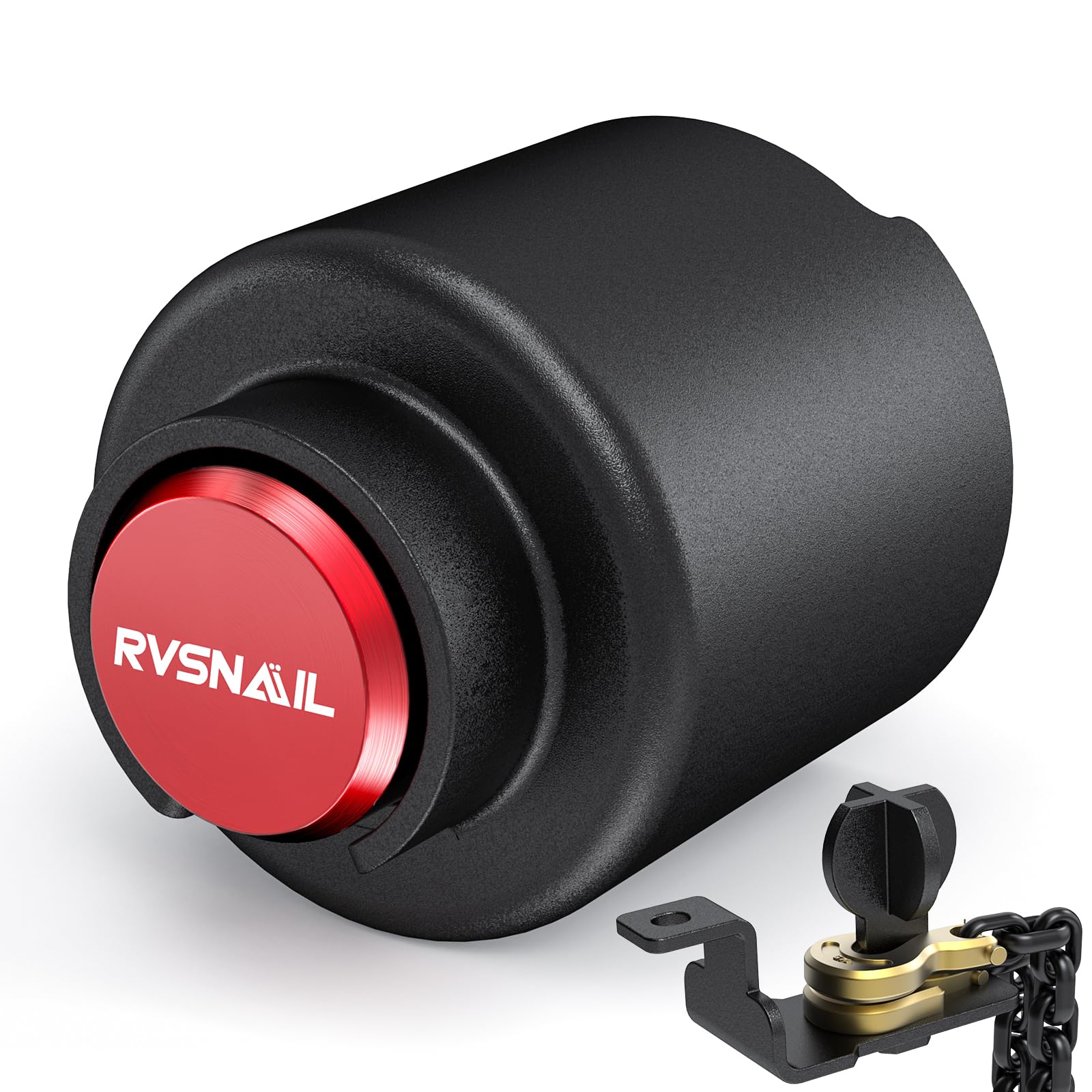 Photo 1 of ?2026 Upgraded? Trailer Hitch Locks Fit 2 Inch Coupler with Drainage Hole, Heavy-Duty Anti-Theft Steel Hitch Locks, Trailer Coupler Lock for RV, Trailer, Boat, Pickup