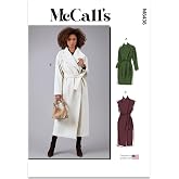McCall's Misses' High Collar Coats and Vest Sewing Pattern Kit, Design Code M8438, Sizes 12-14-16-18-20