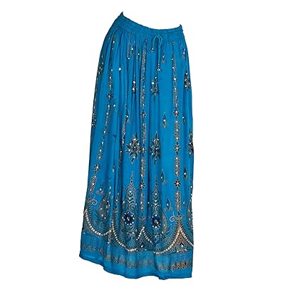 Indian Sequin Embroidered Long Skirt IND#9603 Kuwait Ubuy