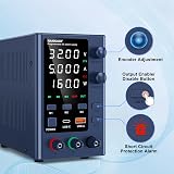 NANKADF DC Power Supply 0-30V 0-5A Variable Bench Supply Encoder USB view 7