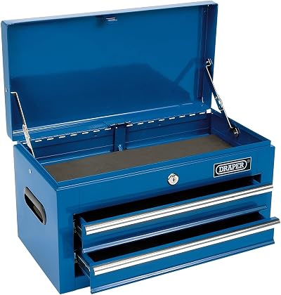 Draper 03243 2-Drawer Tool Chest Toolbox Storage Cabinet Metal Heavy Duty