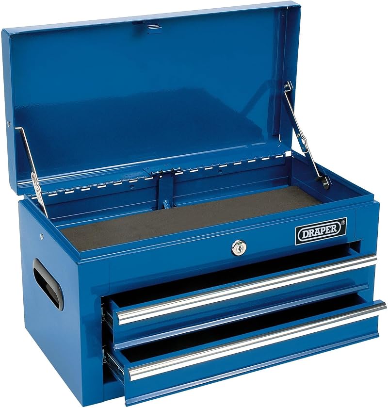 Draper 03243 2-Drawer Tool Chest Toolbox Storage Cabinet Metal Heavy Duty