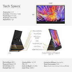 SideTrak Solo 17.3” Touchscreen Portable Full HD