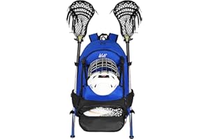 WOLT Lacrosse Bag-Lacrosse Backpack with Two Sticks Holder-Large Field Hockey Bag Holds All Sport Gears