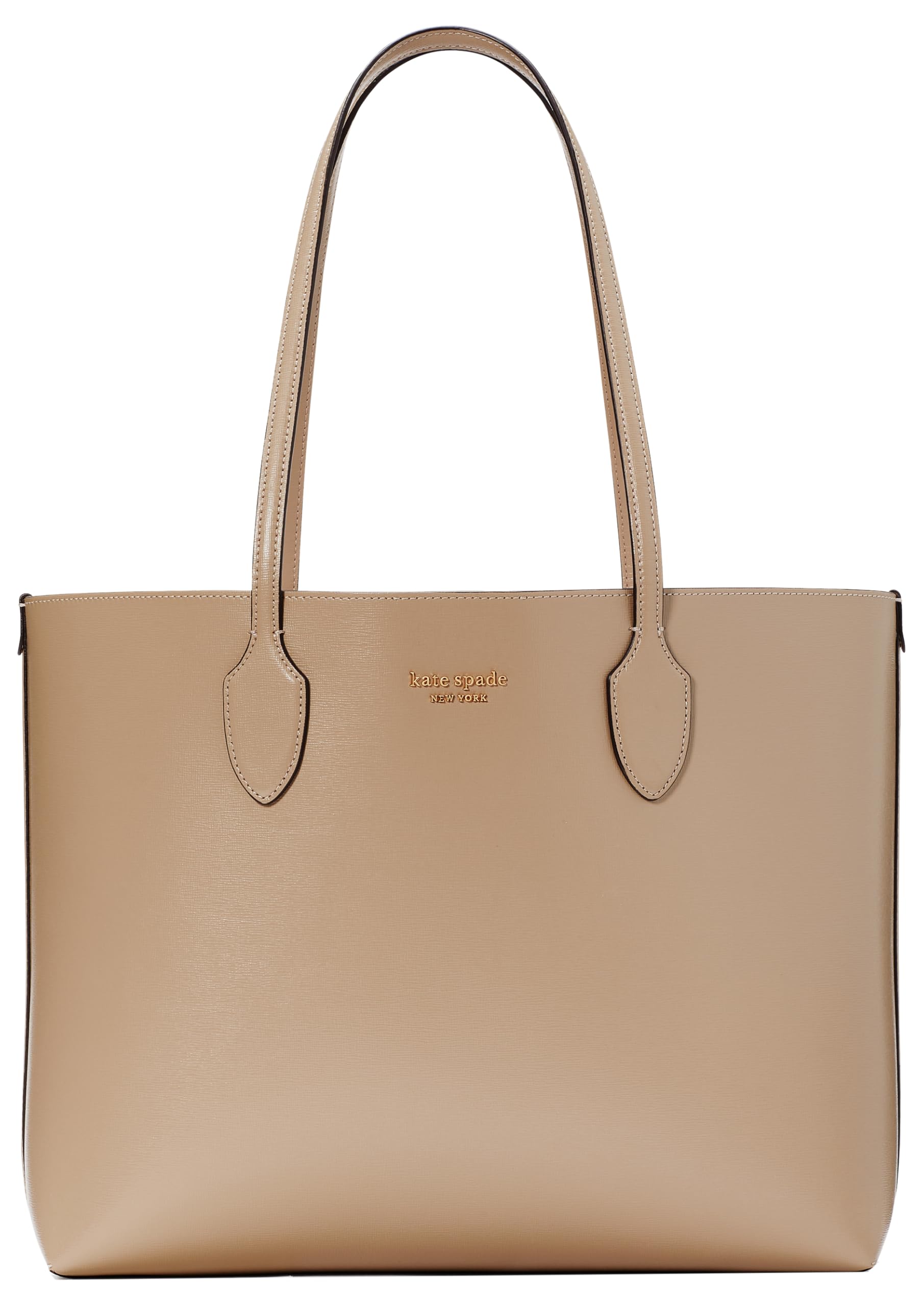 kate spade new york Large Bleecker Saffiano Leather Tote, Timeless Taupe