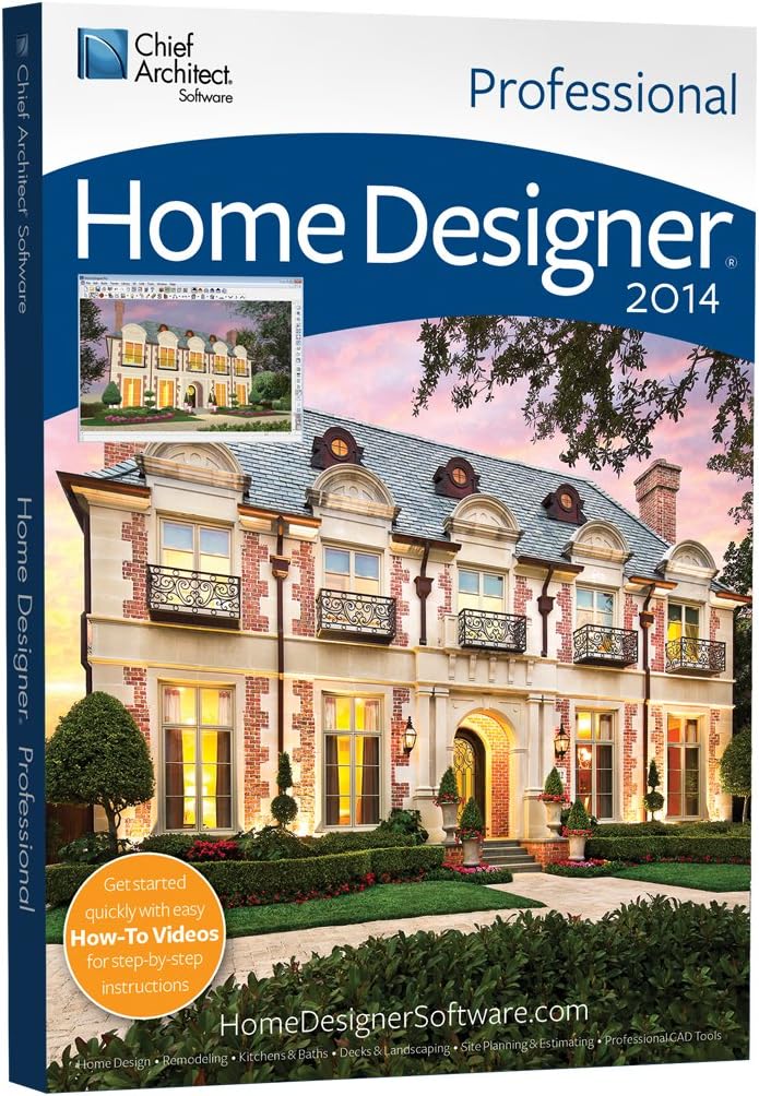 Chief Architect Home Designer Pro 2014 Pc Amazon Co Uk Software