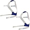 ULSEIGN 2 PCS Replacement Headgear Strap, Compatible with ResMed AirFit/AirTouch F20 CPAP Full Face Mask, Without Magnetic Clips, Large