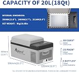 Alpicool C20L Compressor Car Fridge Freezer DC 12V Portable Cooler view 6