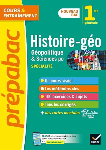 Download Histoire-géo, Géopolitique, Sciences politiques 1re (HGGSP) - Prépabac: nouveau programme de Première 2019-2020 PDF