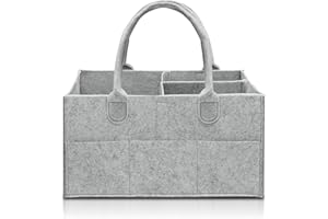 PBPHX Baby box, diaper storage box, felt diaper storage box, baby products with handles (Regular)