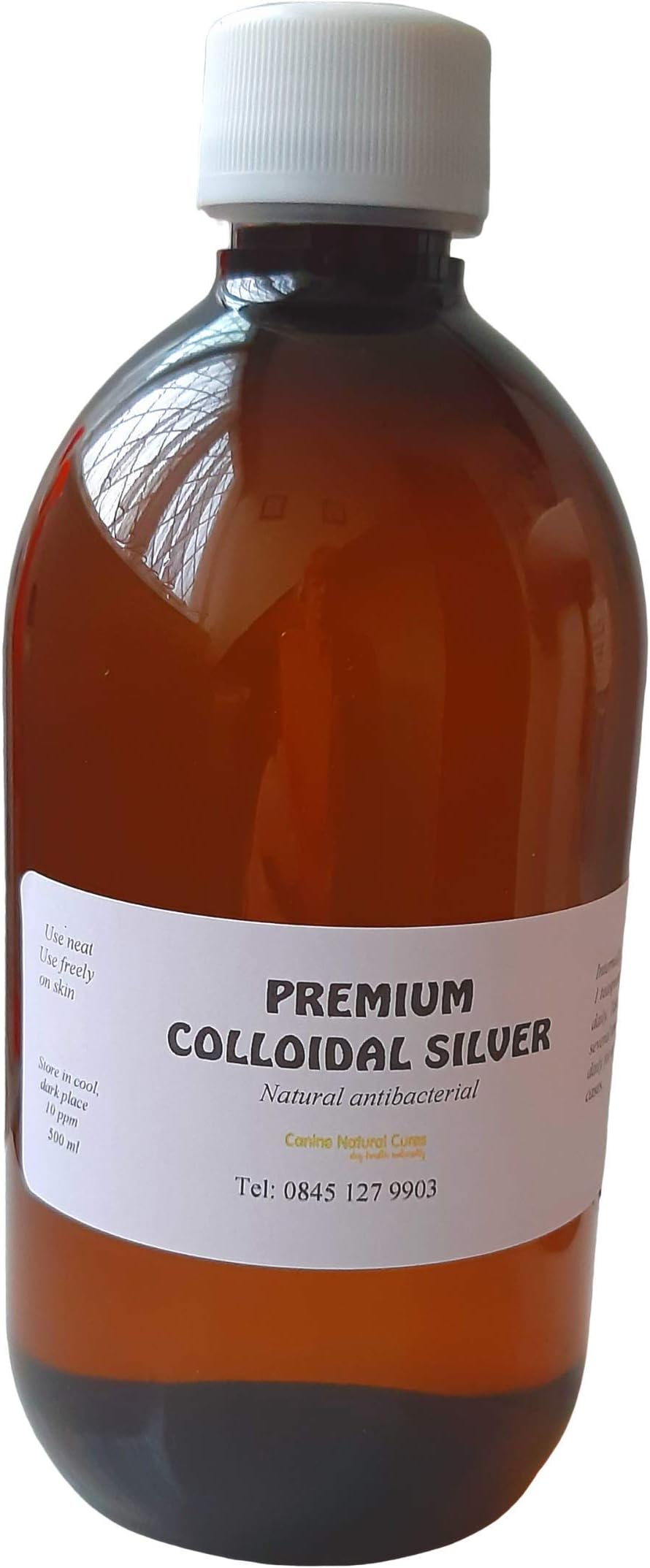 Colloidal Silver 10 PPM 500ml. In Stock. Order by midday for same working day despatch.