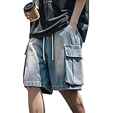 Y2k Baggy Jeans Shorts Men Hip Hop Grunge Jorts Vintage Streetwear Skater