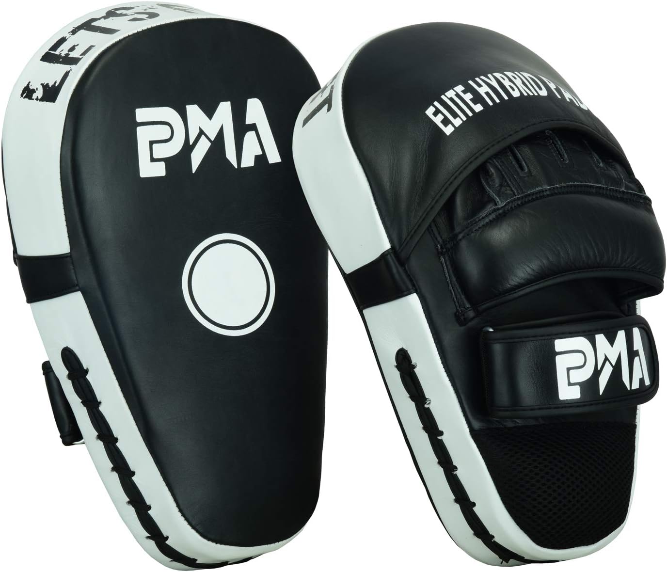Amazon Com Playwell Elite Leather Jumbo Hybrid Thai Focus Pads Pair Sports Outdoors