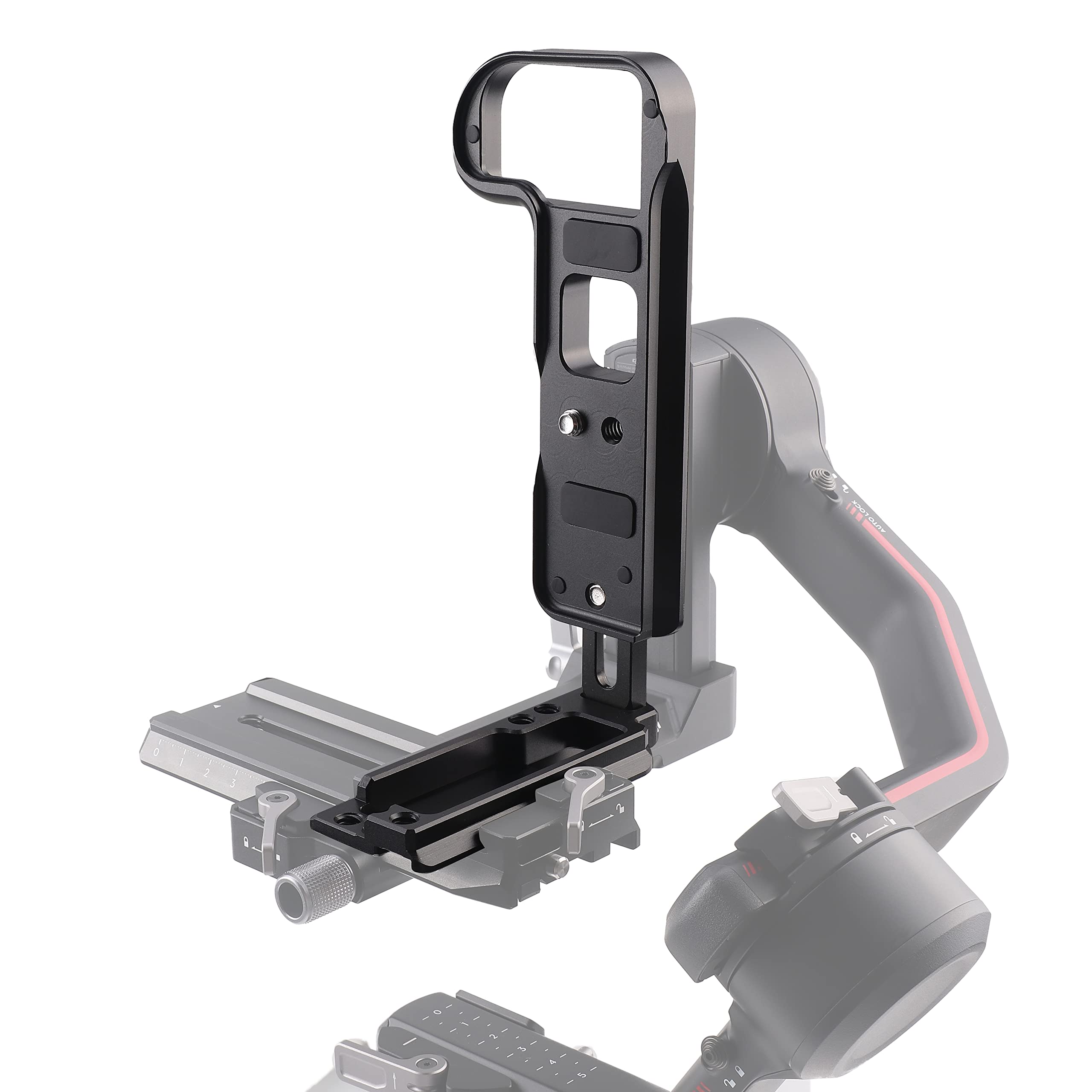 Hersmay Z6/ Z7II L Bracket Plate, Vertical Horizontal Switching Tripod Arca Swiss Quick Release L Plate For Nikon Z5 Z6 Z6II Z7 Z7II Mirrorless Camera for DJI Ronin SC SC2 RS2 RS3 PRO RSC RSC2 Gimbal