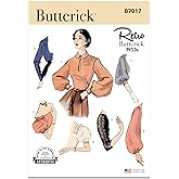 Butterick B7017A Set of Sleeves for Dresses and Blouses Sewing Pattern Packet, Design Code B7017, Sizes Sizes S-M-L-XL