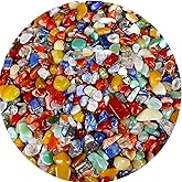 500 pcs Natural Chip Stone Beads, Multicolor 5-8 mm Irregular Gemstones Healing Crystal Loose Bead for Jewelry Making Bracelet Crafting