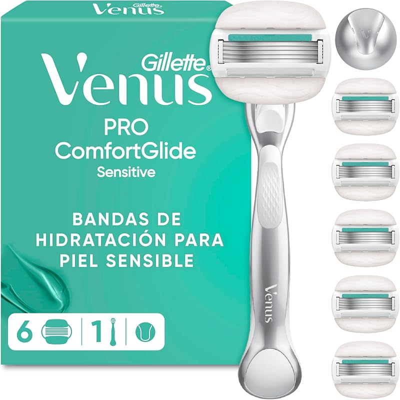 Comfortglide Sensitive Maquinilla de Afeitar + 6 Recambios