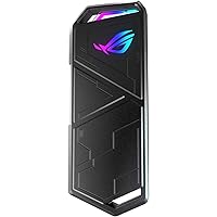 ASUS ROG STRIX Arion Aluminum Alloy M.2 NVMe SSD External Portable Enclosure Case Adapter, USB 3.2 Gen 2 Type-C (10 Gbps), US