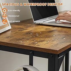 Sweetcrispy Computer Small Office Desk 40 Inch