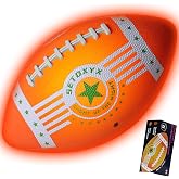 SETOXYX Glow in The Dark Football, Light Up Football for Night | Outdoor Sports Games, Official Size 6, Gifts for Boys Teens, Birthday Gift Ideas Toys for Boys Ages 7 8 9 10 11 12 13 14 15