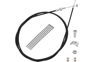 YGQ 75 inch Universal Throttle Cable for 90cc 110cc 125cc 150cc 250cc Kandi GKA Black Widow Yerf Dog Go Kart Go Cart Mini Bik