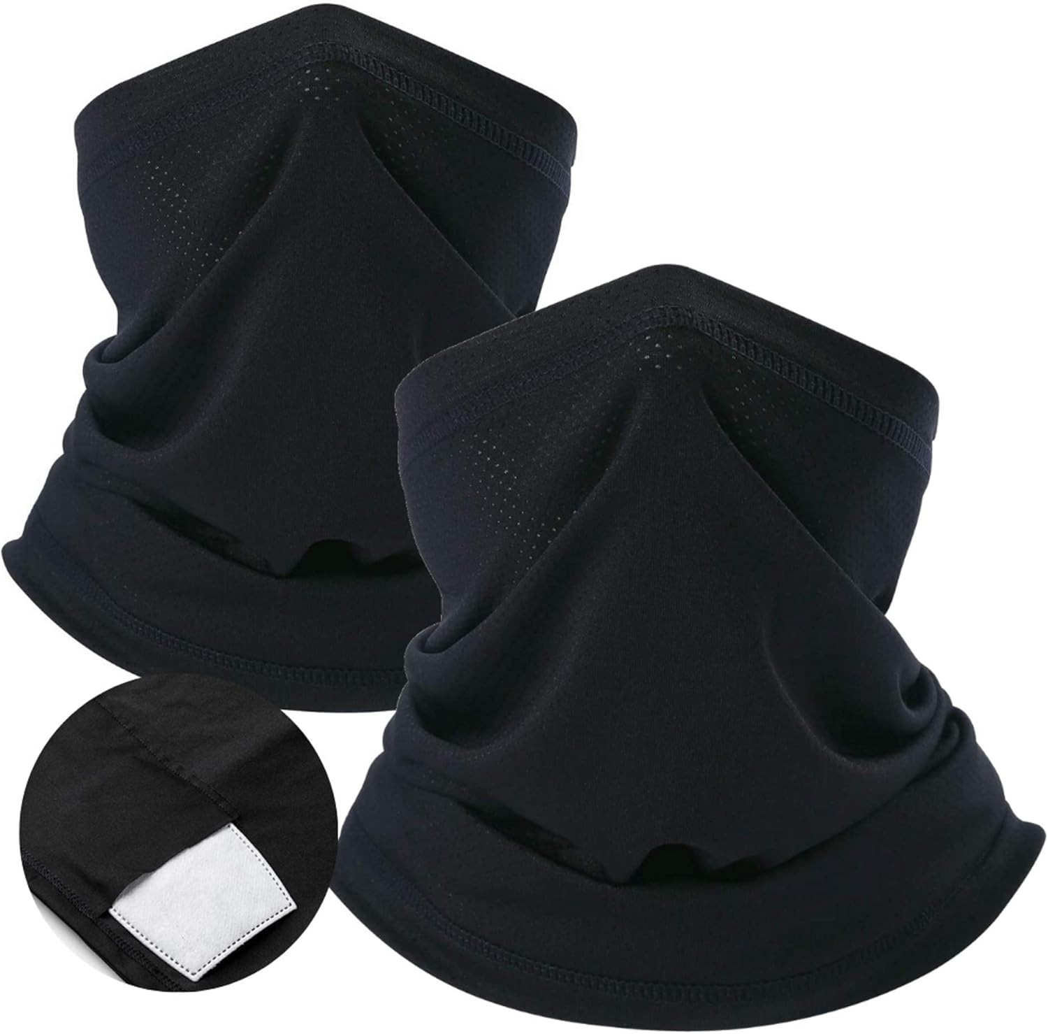 Lightweight Breathable Neck Gaiter With Filter Pocket Insert