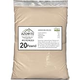 Azomite Organic Micronized Trace 0-0.2 Fertilizer Bulk Bag of 67 Essential Minerals OMRI Certified, 20Lbs White