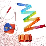 Abeillo 2 Pcs Rhythmic Dance Ribbons 2M Gymnastics Ribbon Dancer Wand view 3