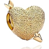 NUNUYAYA Charms Beads 925 Sterling Silver Animal Leaf Gold Travel Friend Love Dangle Pendant with 5A Cubic fits for Charms Bracelets for Woman Valentine's Day Mother's Day Christmas Birthday Gift