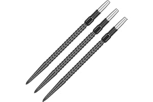 TARGET Darts Swiss Point Dart Points, Chrono (3 Pack Set of Tips) 26MM/30MM/35MM/40MM – Gold/Silver/Black | Change Dart Points, Swiss Storm Points, Professional Darts Accessories