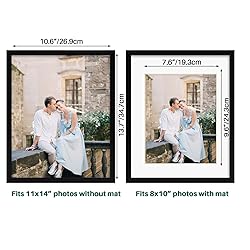Hoikwo 11x14 Black Picture Frame, Display Pictures