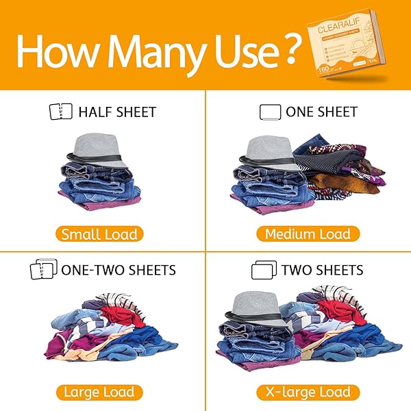 LAUNDRY DETERGENT SHEETS UP TO 160 LOADS, AMBER DUSK – GREAT FOR TRAVEL,APARTMENTS, DORMS,CLEARALIF LAUNDRY DETERGENT STRIPS ECO FRIENDLY & HYPOALLERGENIC – 80 SHEETS