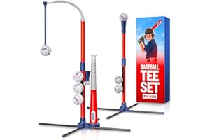 Ninja Blast Tee Ball Set for Kids - 4 Year Old Boy Birthday Gift Baseball Batting Tee- T Ball Set for Toddlers 3-5 4-6 - Toys