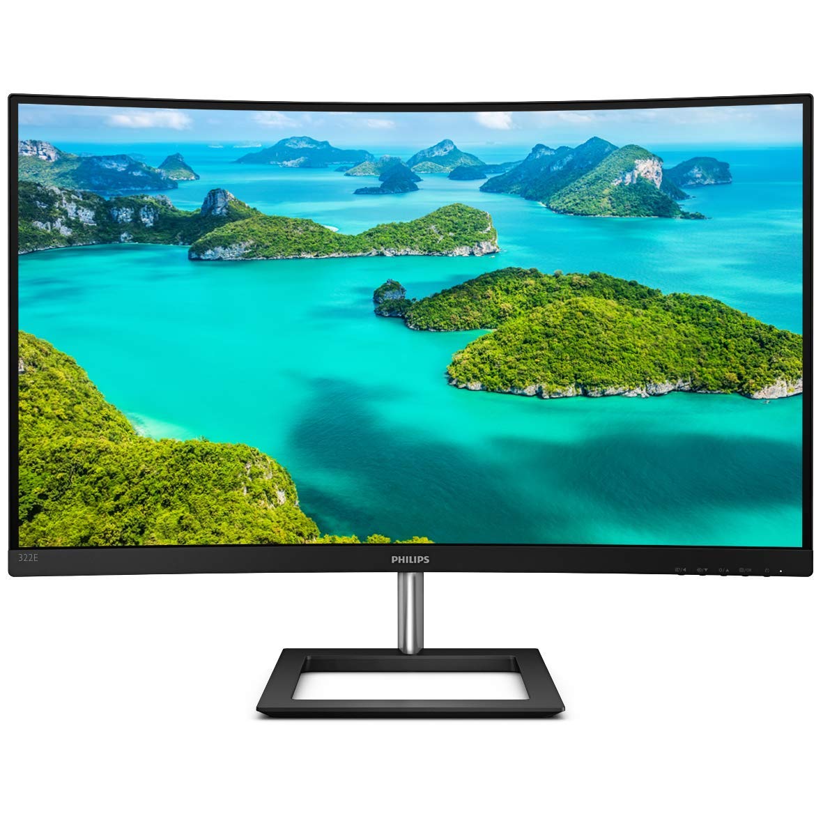 Philips Computer Monitors 322e1c 32 Super Curved Frameless Monitor Full Hd Va 104 Srgb Adaptive Sync 75hz Vesa 4yr Advance Replacement Warranty Black Silver Buy Online In Guyana At Guyana Desertcart Com Productid