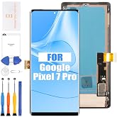 for Google Pixel 7 Pro Screen Replacement with Frame &ndash; Premium AMOLED Display Assembly &amp; Full Repair Tool Kit &ndash; 120Hz Refresh Rate, Fix Cracked/Broken Glass &ndash; Compatible with GP4BC/GE2AE Models