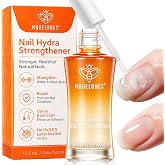 Modelones Nail Strengthener and Growth, Water-Based Nail Hardener Repair | Nail Hardener Extra Strong and Growth 3-in-1 Clear Nail Repair Mode Strengthening Polish Care Gifts Women 13.5ml 0.46 Fl Oz