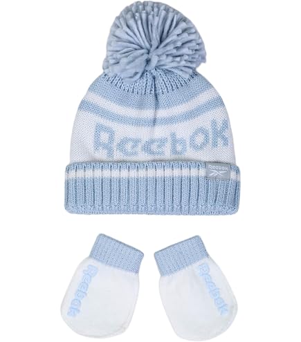 Amazon.com: Reebok 2-Piece Baby Winter Hat and Mittens Set - Warm
