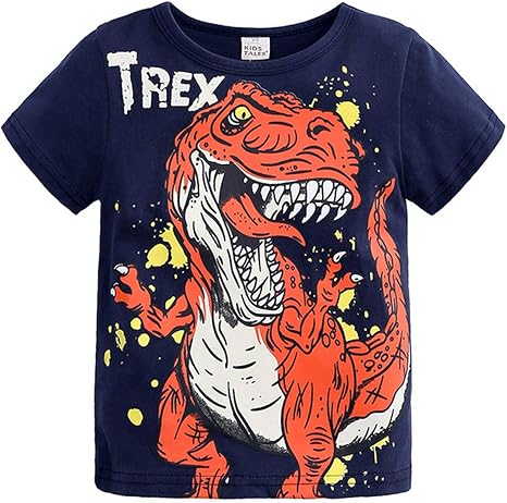 Amazon Co Jp 1 8 Y クラシック ジュラシックワールドパーク 恐竜 子供 男の子 Tシャツ アニメ 夏 赤ちゃん 子供 女の子 トップス Tシャツ 衣類 110 3 4t ホワイト Diy 工具 ガーデン