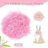 Vaktop Pink 200g Shredded Tissue Paper Easter Grass Raffia Shreds view 2