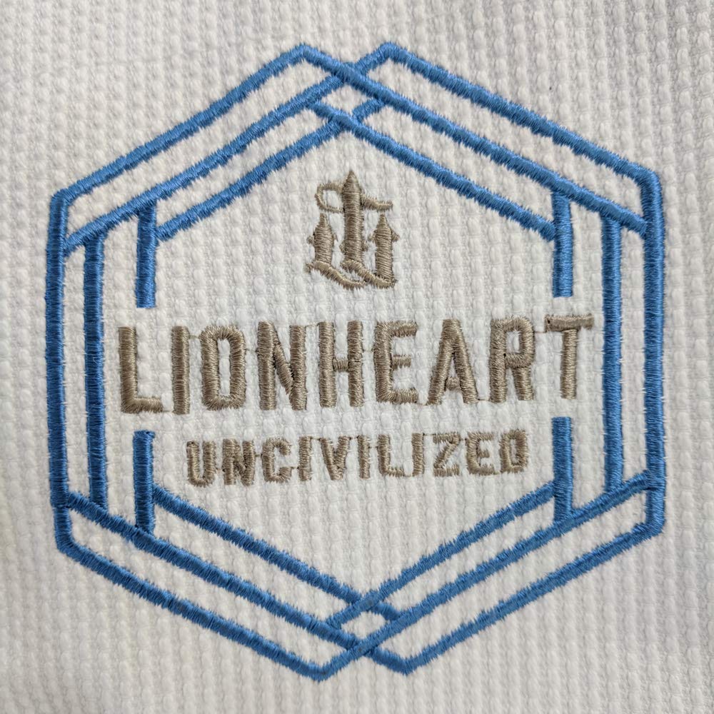 War Tribe Men's Brazilian Jiu Jitsu Gi Lionheart Gi (White, A1) on