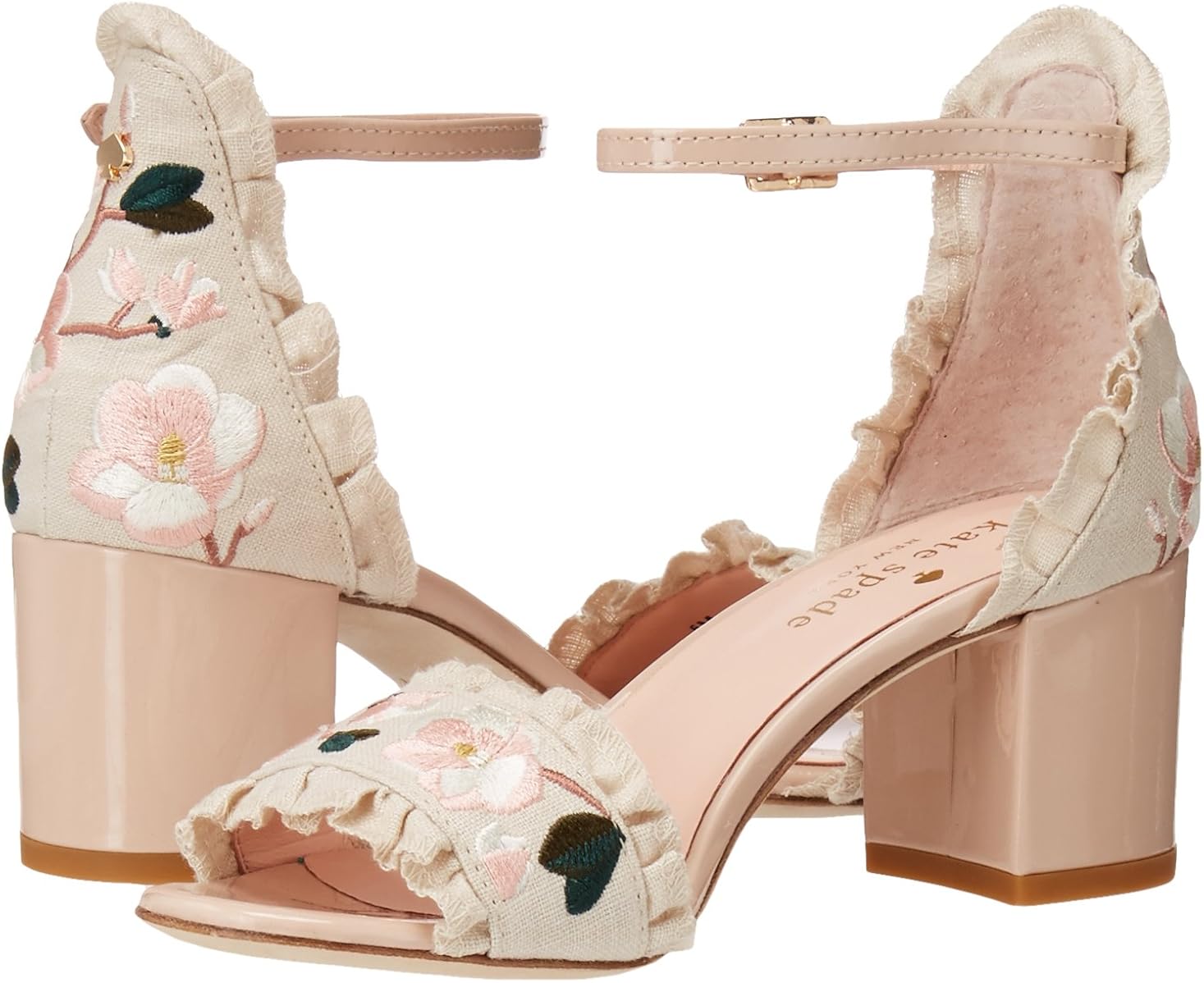 kate spade floral heels