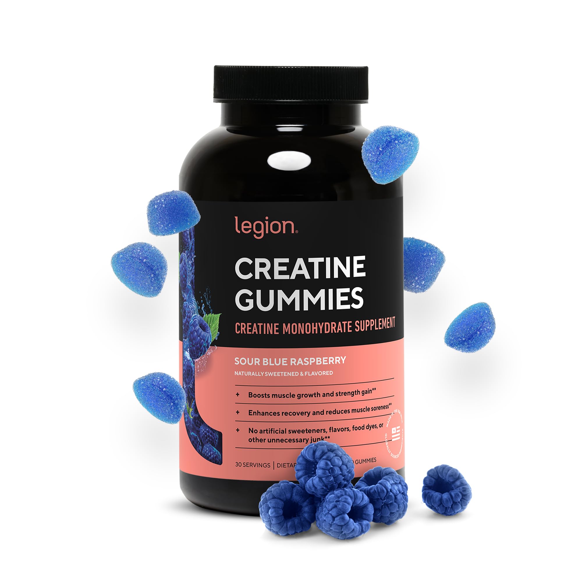 Creatine Gummies (Sour Blue Raspberry)