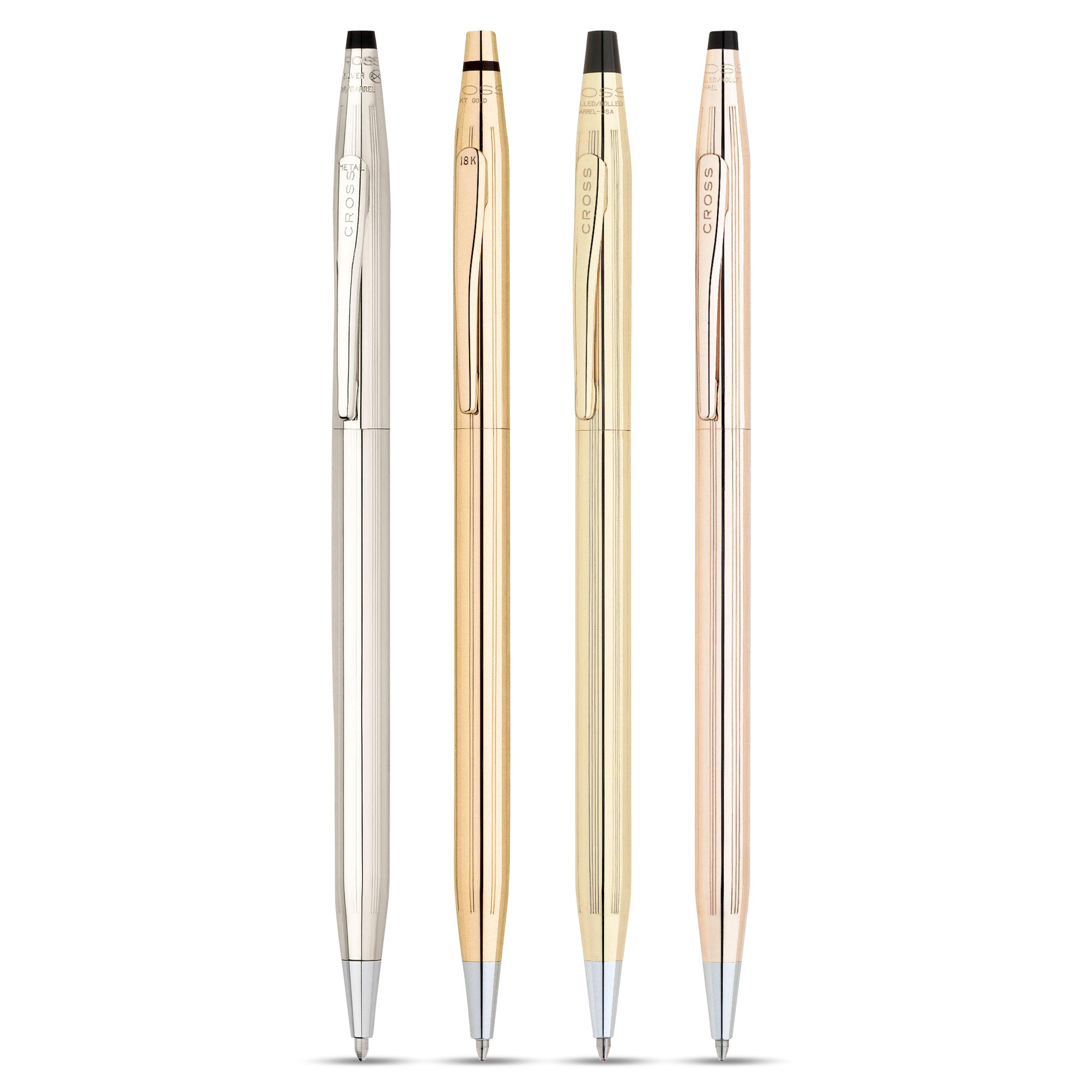 Cross Classic Century Refillable Ballpoint Pen, Medium Ballpen, Includes Luxury Gift Box - 10 Carat Gold