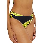 Trina Turk Women's Serena Reversible Hipster Bikini Bottom, Cheeky Coverage, Swimwear Separates