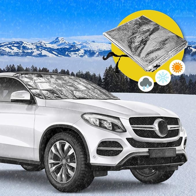 Auto-Dress Frontscheibe Abdeckung Winter Windschutzscheibe Abdeckplane Auto-Scheibenabdeckung EIS Schutzfolie/Frostschutz für